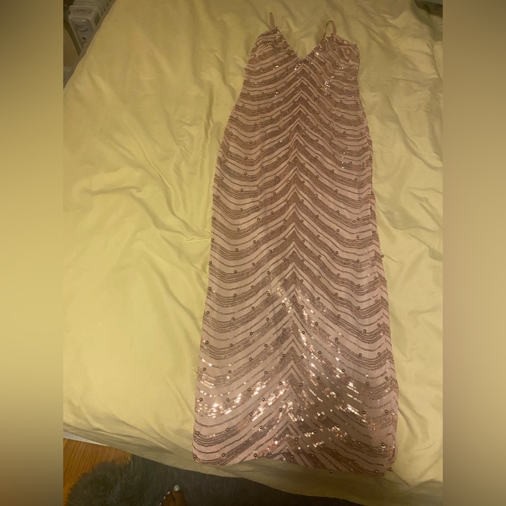 Small rose gold Kirakira dress.